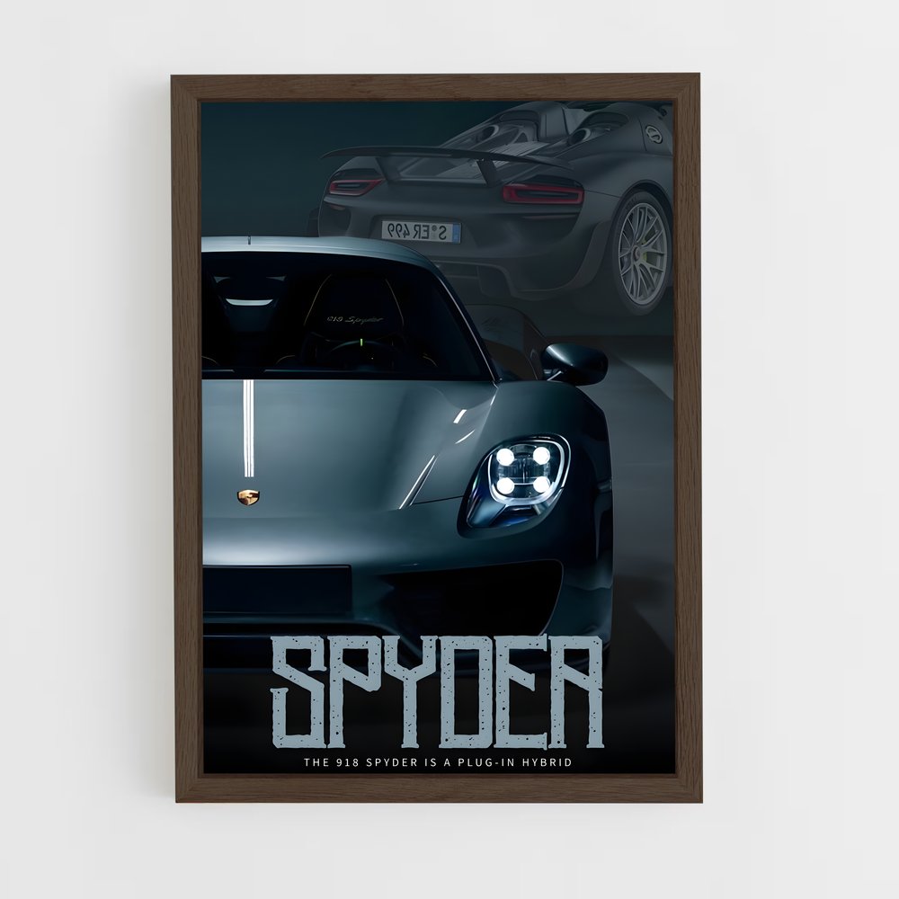 Poster Porsche 918 Spyder (vue 5)